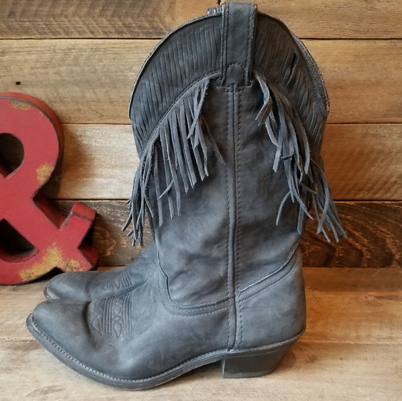 Laredo Shoes - Laredo Western Style Pointed Leather Cowgirl Boot